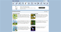 Desktop Screenshot of playgolfgames.org